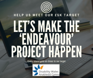 help us meet our target. let's make the endeavour project happen. every pound gets us closer to our target