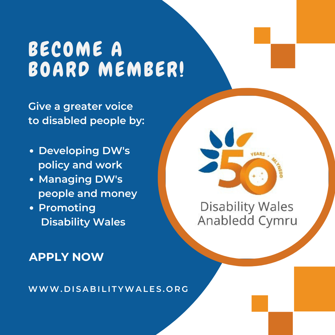 Thumbnail Image for Become an appointed Board Member of Disability Wales